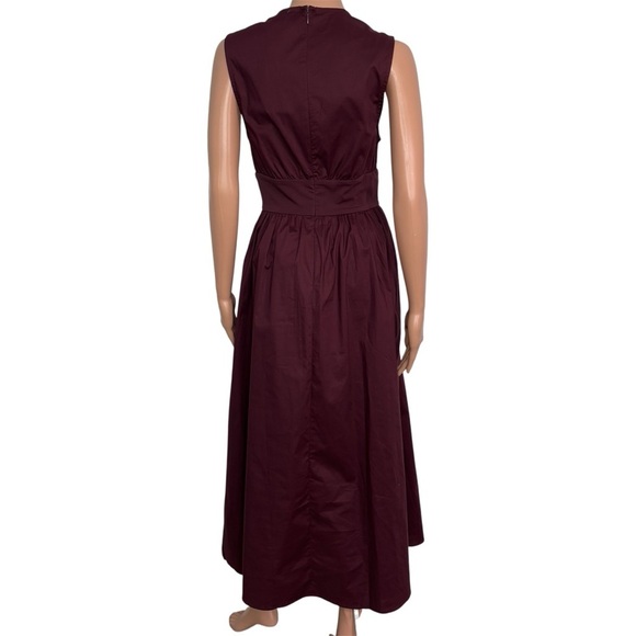 WEWOREWHAT Keyhole Midi Dress in Eggplant Size Small - Picture 12 of 12